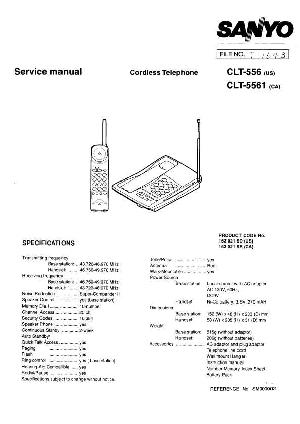 Сервисная инструкция Sanyo CLT-556, CLT-5561 ― Manual-Shop.ru