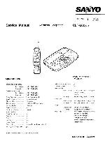 Сервисная инструкция Sanyo CLT-580