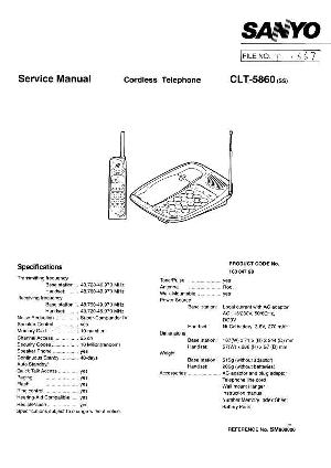 Service manual Sanyo CLT-5860 ― Manual-Shop.ru