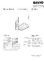 Service manual Sanyo CLT-60