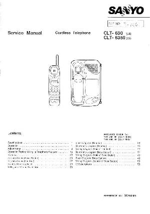 Service manual Sanyo CLT-630, CLT-6350 ― Manual-Shop.ru