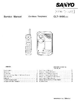 Service manual Sanyo CLT-6450 ― Manual-Shop.ru