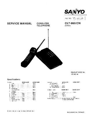 Service manual Sanyo CLT-860 ― Manual-Shop.ru