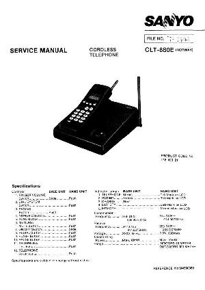 Service manual Sanyo CLT-880 ― Manual-Shop.ru