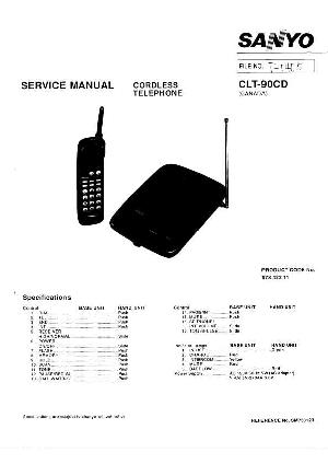 Сервисная инструкция Sanyo CLT-90 ― Manual-Shop.ru