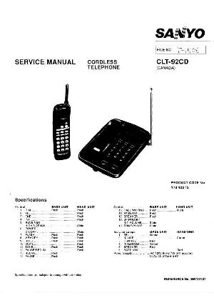 Service manual Sanyo CLT-92 ― Manual-Shop.ru