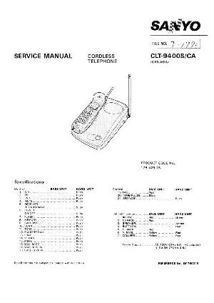 Service manual Sanyo CLT-9400 ― Manual-Shop.ru