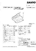 Service manual Sanyo CLT-95