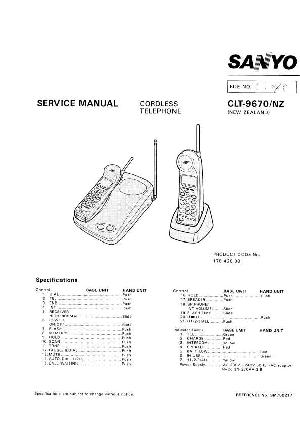 Service manual Sanyo CLT-9670 ― Manual-Shop.ru
