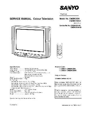 Сервисная инструкция Sanyo CM29KX5N ― Manual-Shop.ru