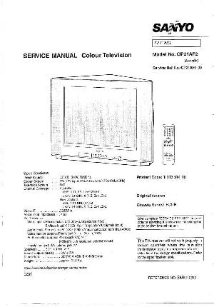 Сервисная инструкция Sanyo CP21AF2 ― Manual-Shop.ru