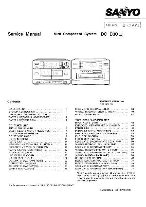 Service manual Sanyo DC-D30 ― Manual-Shop.ru