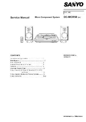 Service manual Sanyo DC-MCR50 ― Manual-Shop.ru