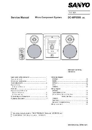 Сервисная инструкция SANYO DC-MP5500 ― Manual-Shop.ru