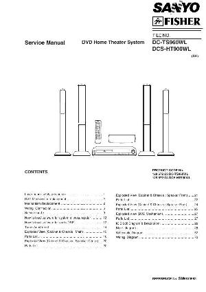 Сервисная инструкция Sanyo DC-TS960WL, DCS-HT900WL ― Manual-Shop.ru