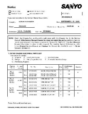 Service manual SANYO DS24425 ― Manual-Shop.ru