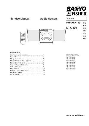 Сервисная инструкция Sanyo DTA-120 ― Manual-Shop.ru