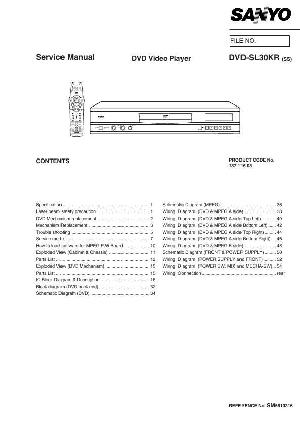 Service manual Sanyo DVD-SL30KR ― Manual-Shop.ru