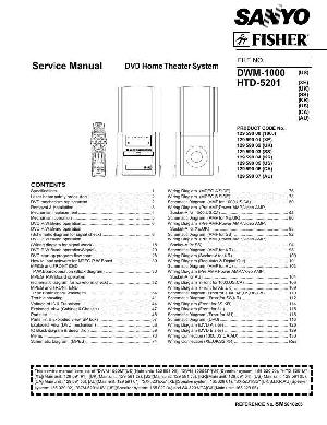 Service manual Sanyo DWM-1000, HTD-5201 ― Manual-Shop.ru