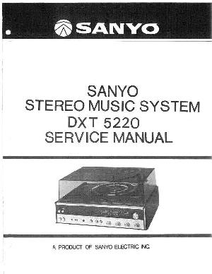 Сервисная инструкция Sanyo DXT-5220 ― Manual-Shop.ru