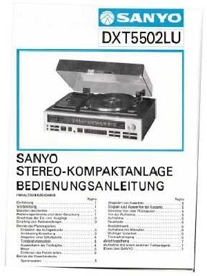 Service manual Sanyo DXT-5502LU ― Manual-Shop.ru