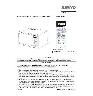 Сервисная инструкция Sanyo EM-G454 ― Manual-Shop.ru