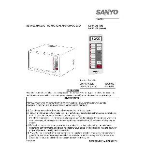 Сервисная инструкция Sanyo EM-P1010 ― Manual-Shop.ru