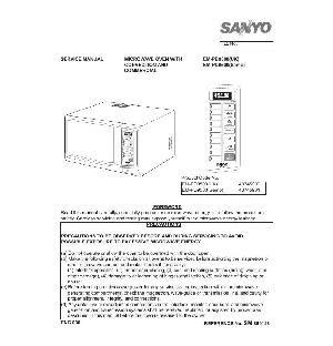 Сервисная инструкция Sanyo EM-PD9500 ― Manual-Shop.ru