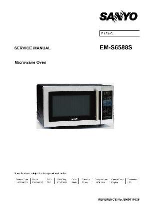 Сервисная инструкция Sanyo EM-S6588S ― Manual-Shop.ru