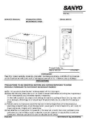 Service manual Sanyo EM-SL10ECO ― Manual-Shop.ru