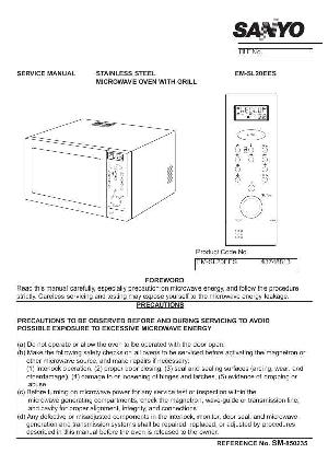 Сервисная инструкция Sanyo EM-SL20EES ― Manual-Shop.ru