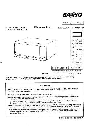 Сервисная инструкция Sanyo EM-X677WS ― Manual-Shop.ru