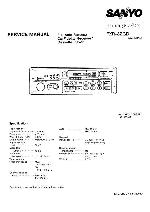 Сервисная инструкция Sanyo FXR-32GD