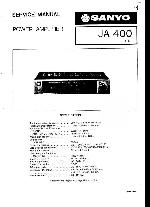Сервисная инструкция Sanyo JA-350