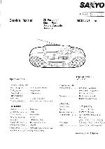 Сервисная инструкция Sanyo MCD-Z41L