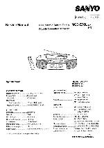 Сервисная инструкция Sanyo MCD-Z78L