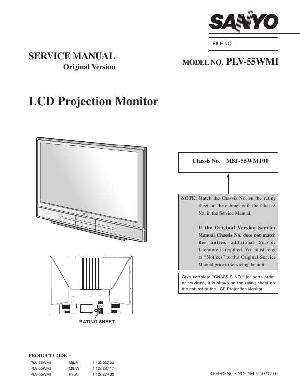 Сервисная инструкция Sanyo PLV-55WM1 ― Manual-Shop.ru
