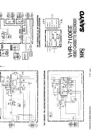 Сервисная инструкция Sanyo VHR-7100EE ― Manual-Shop.ru