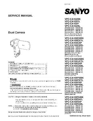 Сервисная инструкция Sanyo VPC-CA100, VPC-CA102 ― Manual-Shop.ru