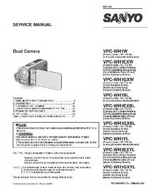 Сервисная инструкция Sanyo VPC-WH1 ― Manual-Shop.ru