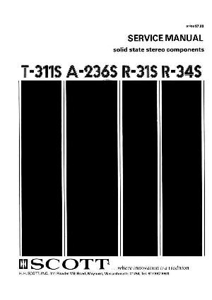 Сервисная инструкция SCOTT R-31S, R-34S ― Manual-Shop.ru