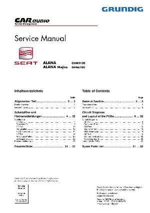 Service manual Grundig ALANA-GHM9100 ― Manual-Shop.ru