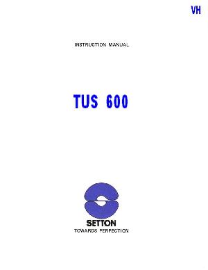 Service manual SETTON TUS-600 ― Manual-Shop.ru