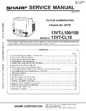 Service manual Sharp 13VT-L100, 13VT-L150, 13VT-CL10 ― Manual-Shop.ru
