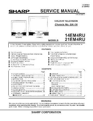 Сервисная инструкция Sharp 14EM4RU, 21EM4RU ― Manual-Shop.ru