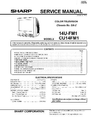 Service manual Sharp 14U-FM1, CU14FM1 ― Manual-Shop.ru