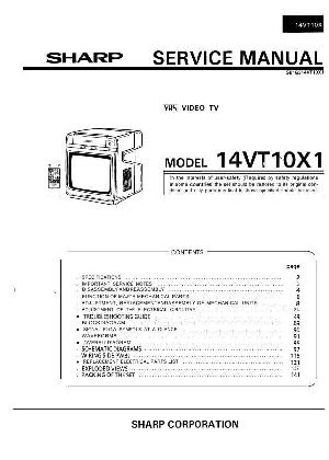 Service manual Sharp 14VT10X1 ― Manual-Shop.ru