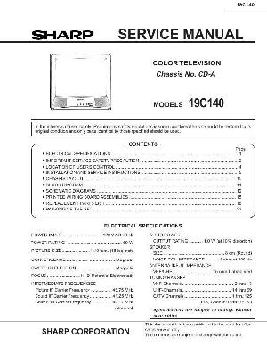 Service manual Sharp 19C140 ― Manual-Shop.ru