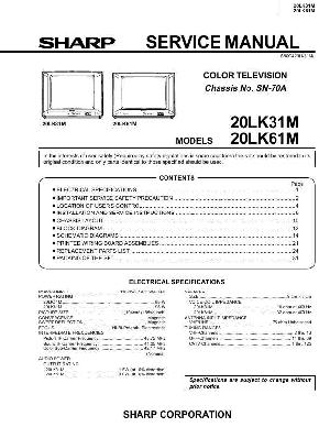 Service manual Sharp 20LK31M, 20LK61M ― Manual-Shop.ru