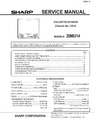 Service manual Sharp 20MU14 ― Manual-Shop.ru